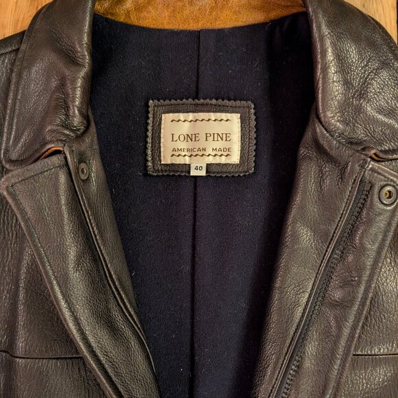 Luxury Leather Jacket from Lone Pine/Overland $2K+ size 40 Medium - Picture 3 of 9